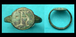 Ring, Medieval, Men's, Merchants Monogram, 13th-16th Cent